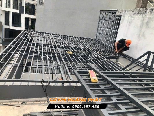 Làm khung sắt bảo vệ tại Biên Hoà Đồng Nai