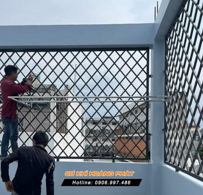 Làm khung sắt bảo vệ tại Biên Hoà Đồng Nai