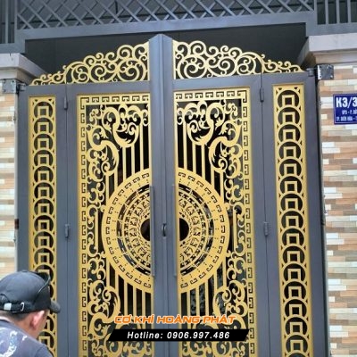 Làm Cửa Cổng Sắt CNC Tại Biên Hoà