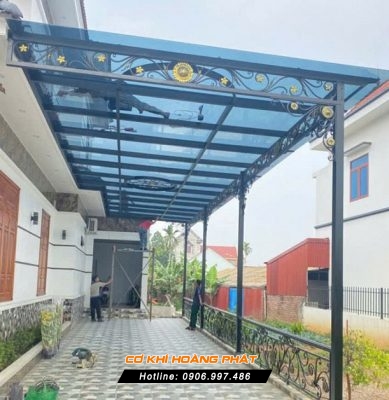 Mái poly nghệ thuật