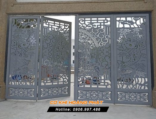 Làm cửa cổng sắt CNC tại TPHCM