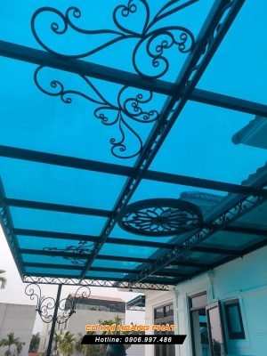 Làm mái nhựa poly lấy sáng tại Hóc Môn