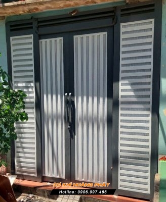 Cửa cổng lùa sắt