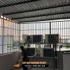 Thi Công Khung Bảo Vệ Sân Thượng Tại TP Thủ Đức