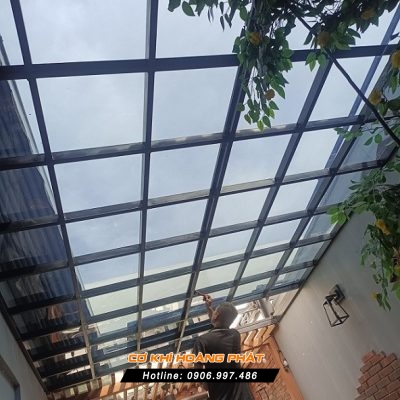 Làm Mái Nhựa Poly Lấy Sáng Tại Đồng Nai