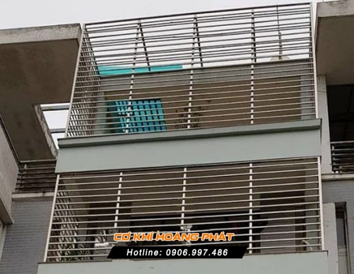 Thi công chuồng cọp sắt bảo vệ tại Quận 12