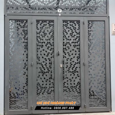 Thi công cửa cổng sắt CNC tại Thủ Dầu Một