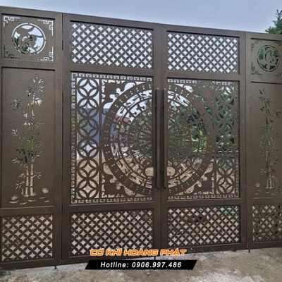 Làm Cửa Cổng Sắt CNC Tại Quận 4