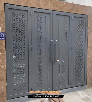 Cửa cổng sắt cnc đẹp