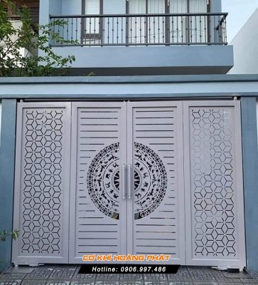Mẫu cửa cổng sắt cnc đẹp