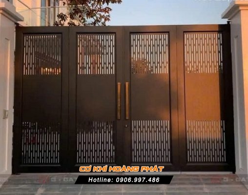 Báo giá cửa cổng sắt cnc đẹp