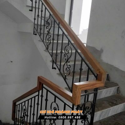 Làm lan can cầu thang sắt tại quận Gò Vấp