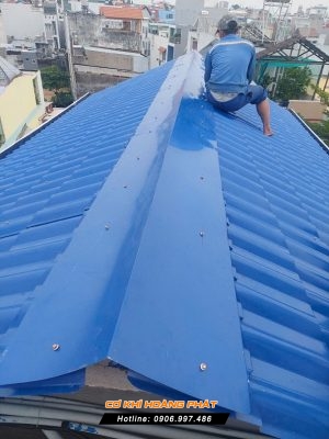 Báo giá mái tôn sân thượng