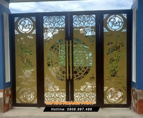 Thi công cửa cổng sắt tại Hóc Môn