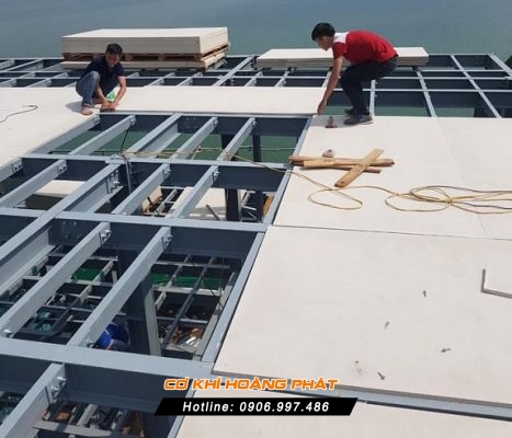 Thi công sàn gác lửng tại Quận 12