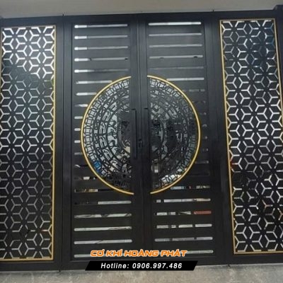 Làm cửa cổng sắt CNC tại Quận 11 TPHCM