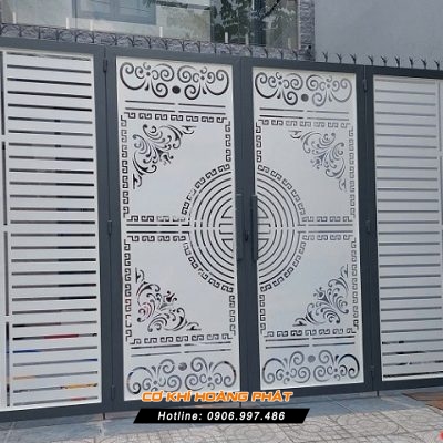 Làm cửa cổng sắt CNC tại Quận 10 TPHCM