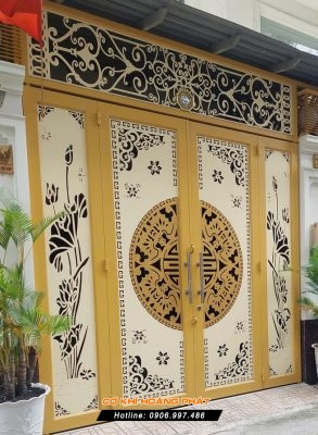 Làm cửa cổng sắt CNC tại Dĩ An TPHCM