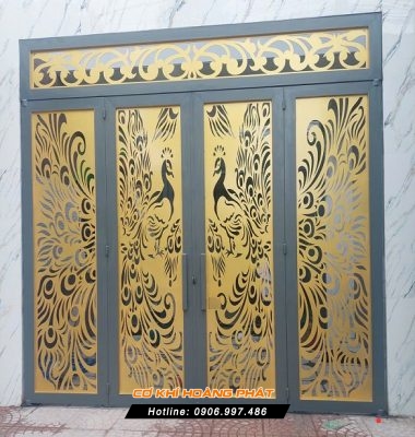 Thi công cửa cổng sắt CNC Tại Bến Cát