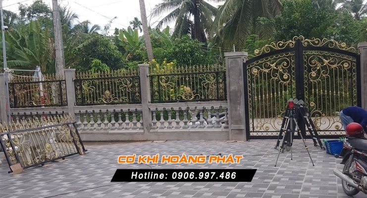 Làm hàng rào sắt tại Long Thành Đồng Nai