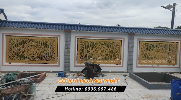 Làm hàng rào sắt tại Nhơn Trạch Đồng Nai