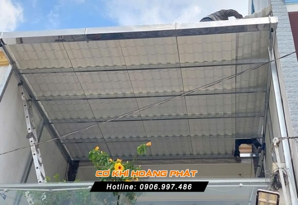 Thi công mái tôn tại Bàu Bàng TPHCM